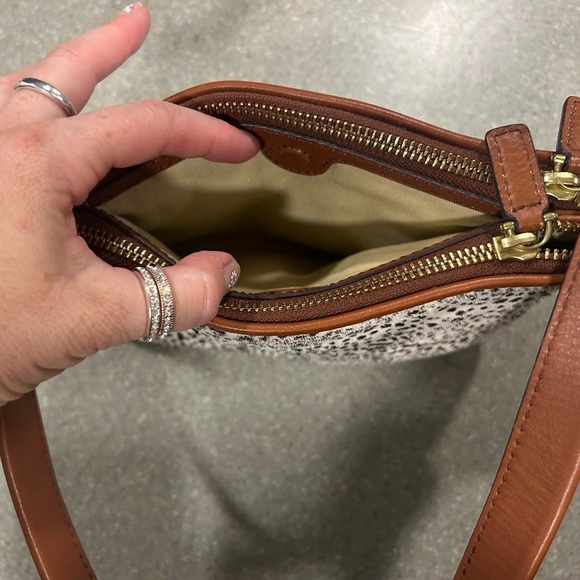 Fossil Memoir calf hair mini purse - Picture 7 of 13